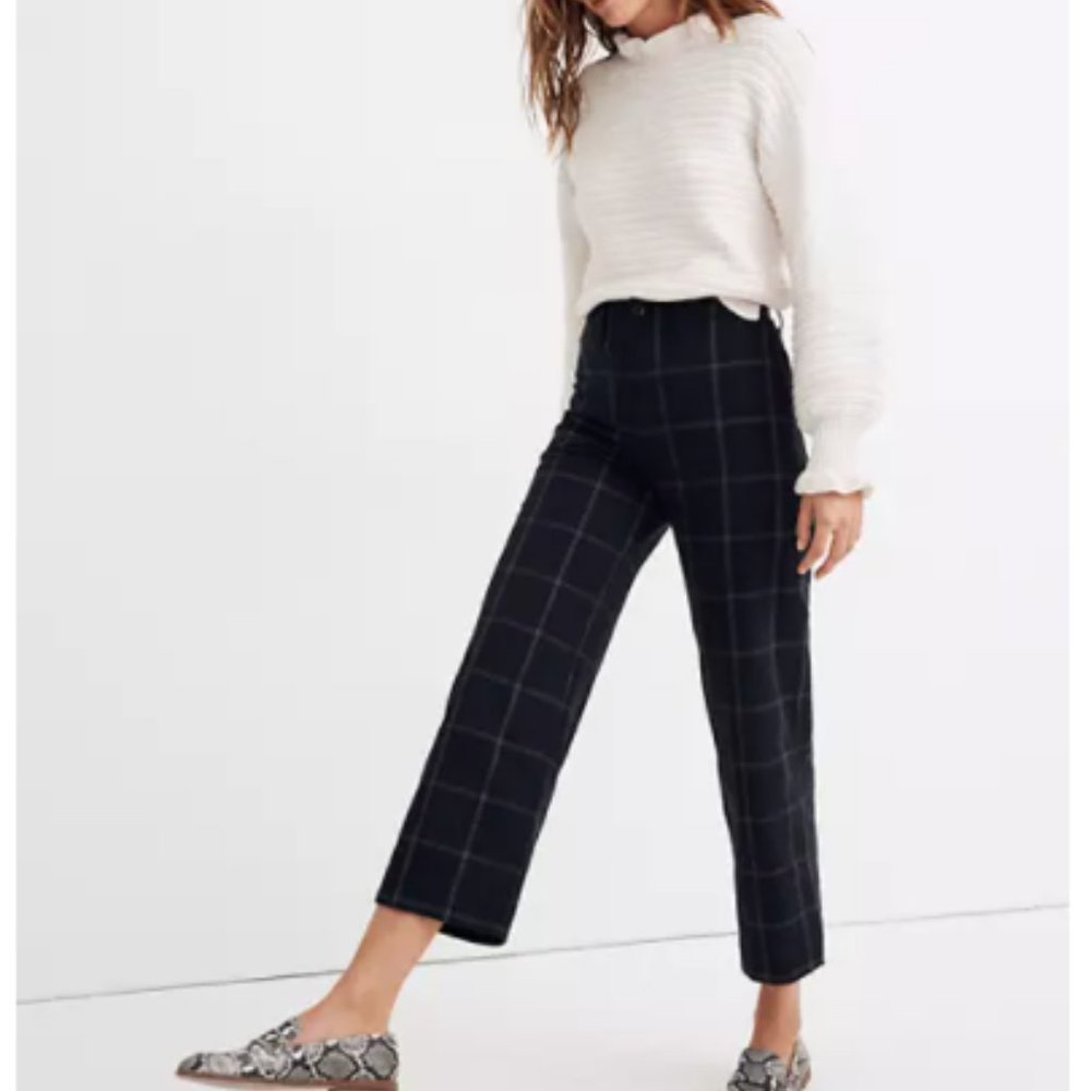 Madewell Slim Emmett Wide-Leg Crop Pant